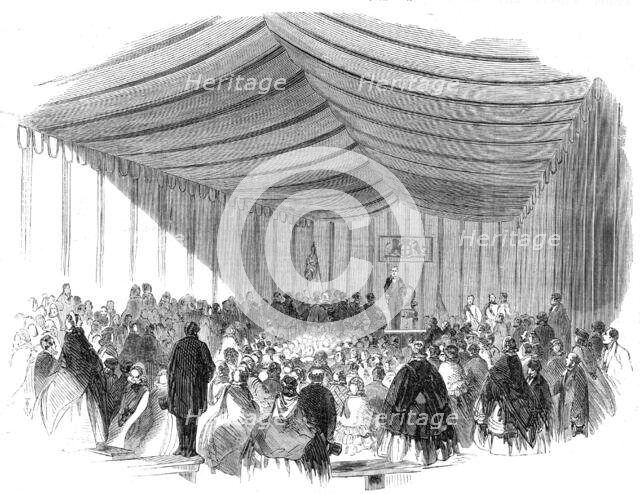 The Installation of Lord Palmerston as Lord Warden of the Cinque Ports: the installation.., 1861. Creator: Unknown.