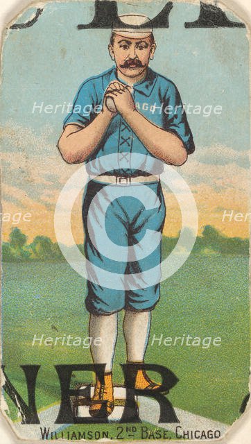 Williamson, 2nd Base, Chicago, from the "Gold Coin" Tobacco Issue, 1887. Creator: D Buchner & Co.