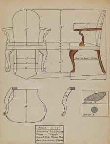Chair, c. 1936. Creator: John Dieterich.