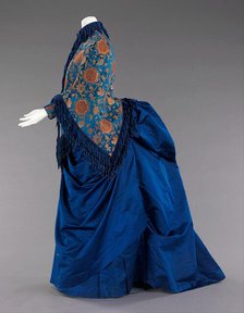 Afternoon ensemble, American, 1885-88. Creator: Unknown.