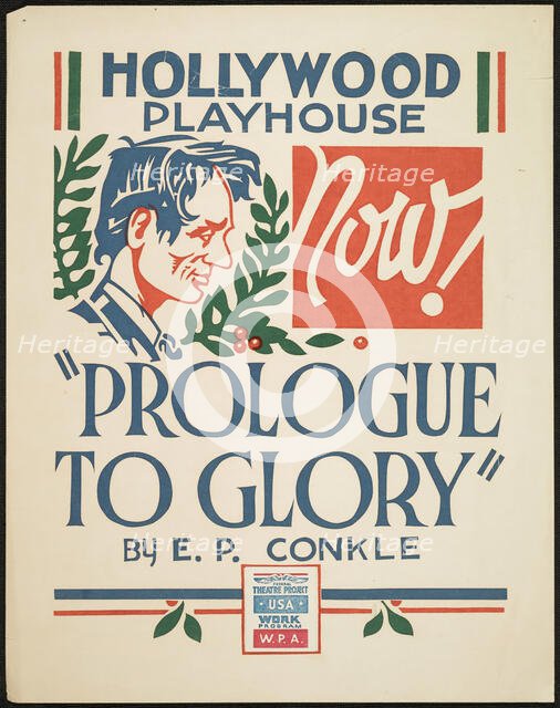 Prologue to Glory, Los Angeles, 1938. Creator: Unknown.