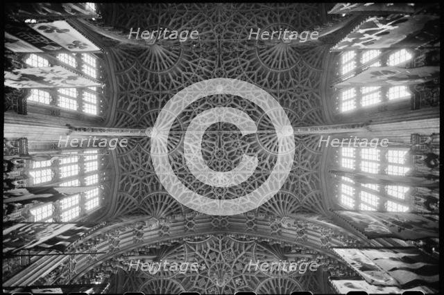 Ceiling of the Lady Chapel, Westminster Abbey,London, c1955-c1980. Creator: Ursula Clark.