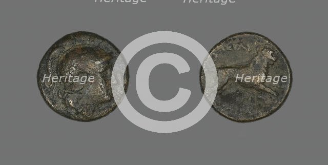 Coin Depicting the God Ares, 306-281 BCE. Creator: Unknown.