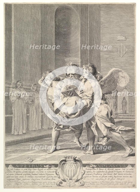 Saint Peter Nolasque, 1627. Creator: Claude Mellan.