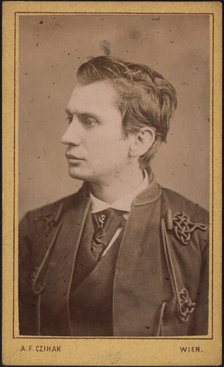 Leopold von Sacher-Masoch (1836-1895), c. 1880. Creator: Photo studio Adolf F. Czihak.