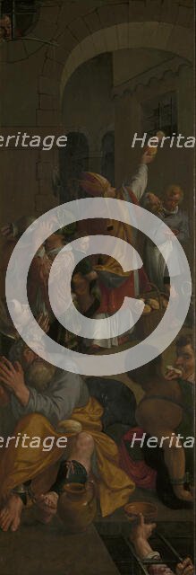 Saint Eligius of Noyon Visits the Prisoners, 1588. Creator: Ambrosius Francken I.