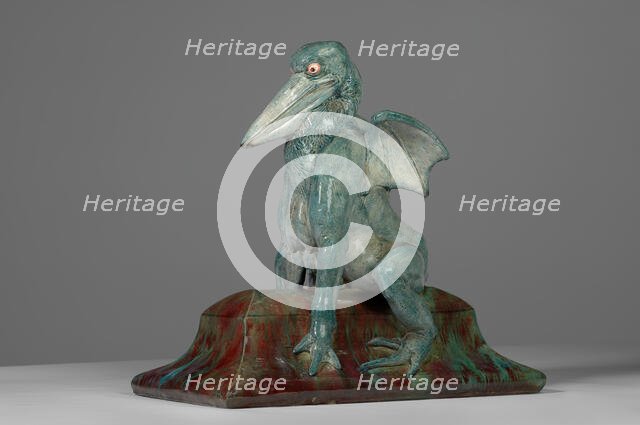 Pelican, France, c. 1896. Creators: Emmanuel Fremiet, Émile Muller.