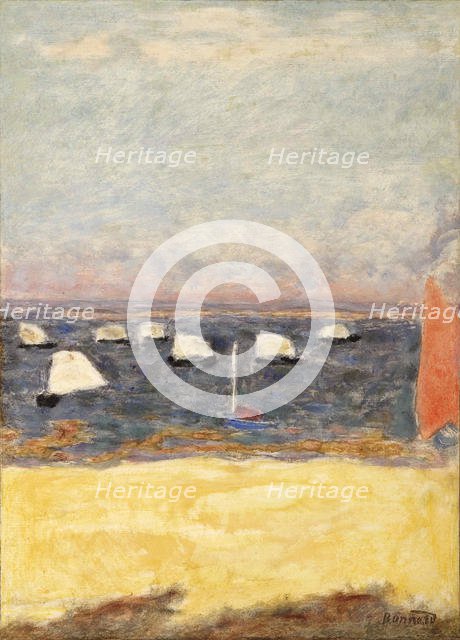 Les Voiliers, régates, ca 1932. Creator: Bonnard, Pierre (1867-1947).
