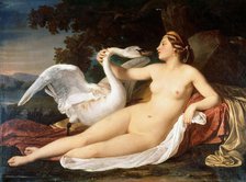 Leda and the Swan, 1840-1850. Creator: Mussini, Luigi (1813-1888).