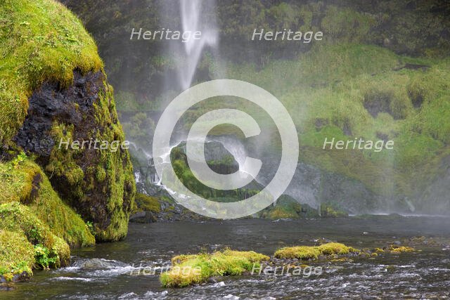 Seljalandfoss Falls B, Iceland. Creator: Tom Artin.