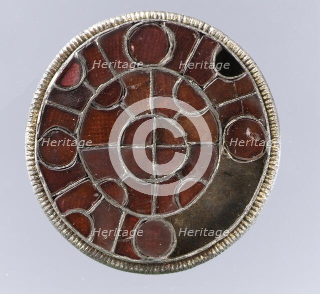 Disk Brooch, Frankish, first half 6th century. Creator: Unknown.