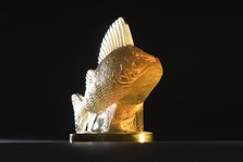 Perche amber Lalique mascot. Creator: Unknown.