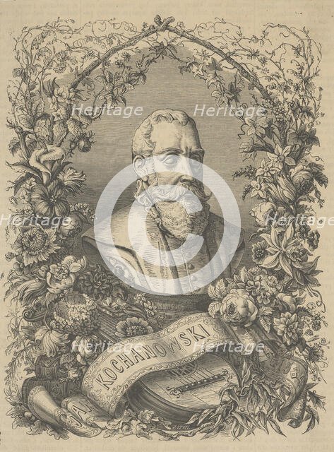 Portrait of the poet Jan Kochanowski (1530-1584) , 1884. Creator: Kossak, Juliusz Fortunat (1824-1899).