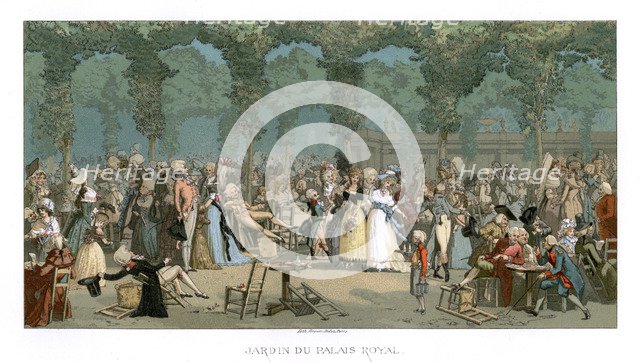 The Royal Palace Garden, (1885). Creator: Urrabieta.