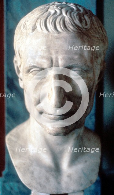 Julius Caesar, Roman soldier and statesman, 50 BC. Artist: Unknown