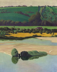 One evening on the Loire, 1923. Creator: Vallotton, Felix Edouard (1865-1925).
