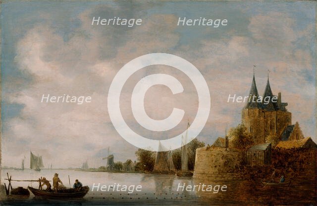 View of the North Port at Hoorn, 1648. Creator: Wouter Knijff.