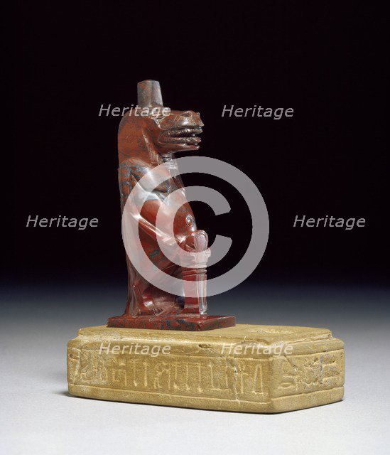 Statuette of the goddess Taweret, Third Intermediate Period (Egypt) (c1070 - 715 BC). Artist: Unknown.