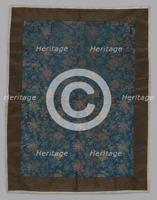 Panel (Furnishing Fabric), China, Qing dynasty (1644-1911), 1875/1900. Creator: Unknown.