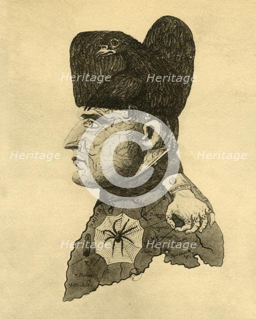 Caricature of Napoleon, c1814, (1921). Creator: Unknown.