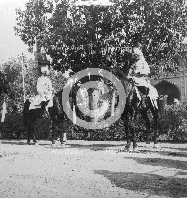 Sir Pertab Singh, Delhi, India, 1900s. Artist: H Hands & Son