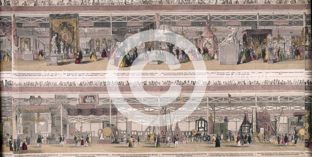 Great Exhibition, Crystal Palace, Hyde Park, London, 1851. Artist: Anon
