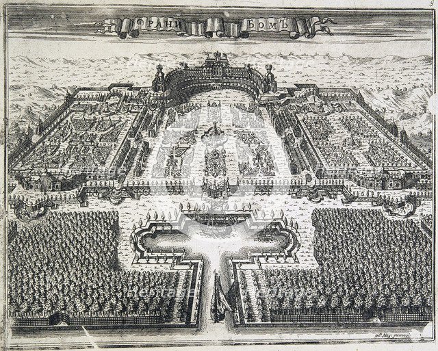 Oranienbaum, 1717.  Creator: Rostovtsev, Alexei Ivanovich (1670s-1730s).