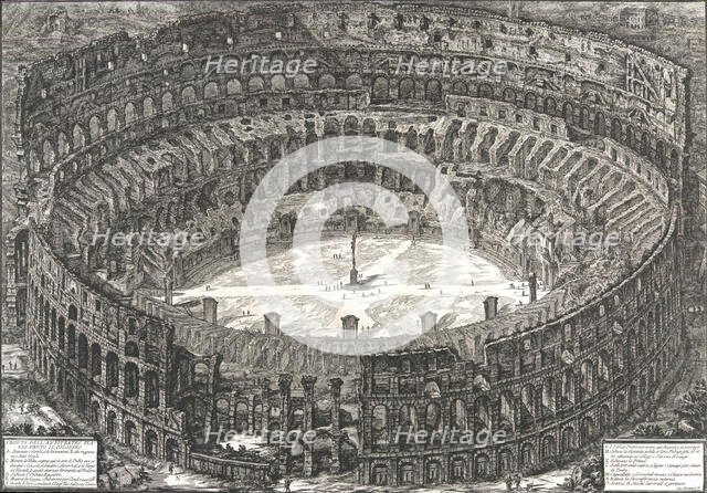 Veduta dell'Anfiteatro Flavio detto il Colosseo, 1776. Creator: Giovanni Battista Piranesi.
