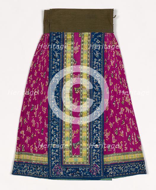 Skirt, c. 1875-1900. Creator: Unknown.