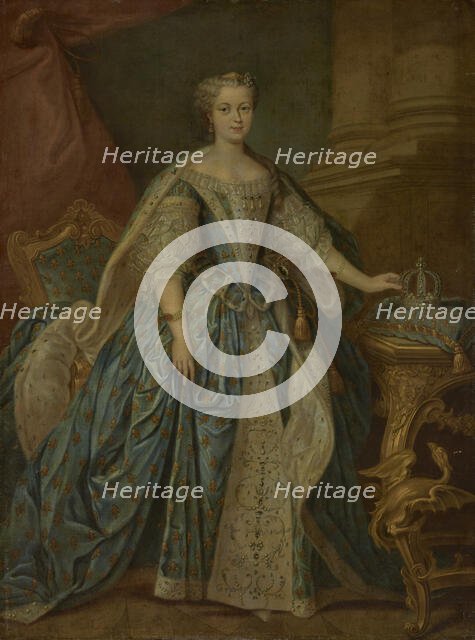 Portrait of Maria Leszczynska (1703-1768), 18th century. Creator: Unknown.