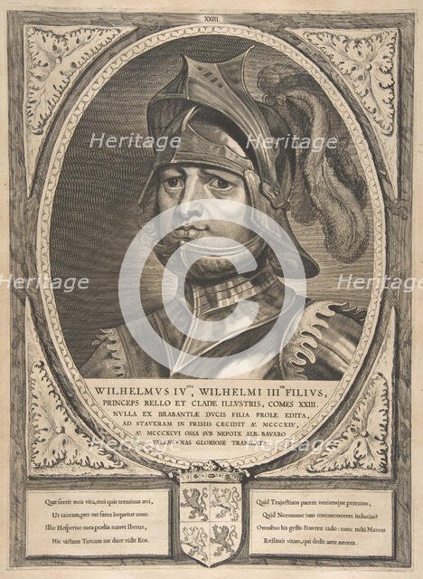 William IV from the series Counts and Countesses of Holland, Zeeland, and West-Frisia, 1650.. Creator: Cornelis de Visscher.