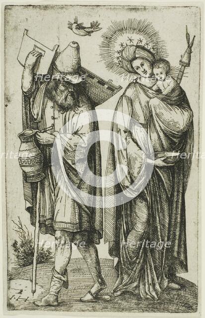 The Holy Family with the Dove of the Holy Ghost, n.d. Creator: Hieronymus Hopfer.