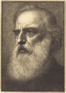 Self-Portrait, 4th plate. Creator: Alphonse Legros.