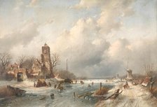 Winter Scene, 1867. Creator: Charles Henri Joseph Leickert.