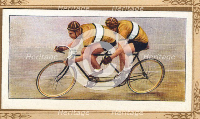 'Track Tandem Position', 1939. Artist: Unknown.