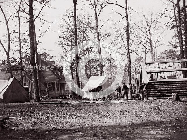 General Butler's Headquarters, Chapin's Farm, Virginia, 1861-65. Creator: Andrew Joseph Russell.