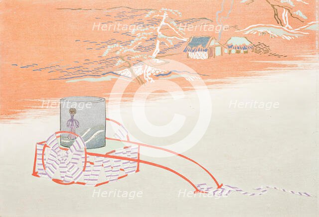 A Thousand Grasses (Chigusa) (image 29 of 33), 1900. Creator: Kamisaka Sekka.