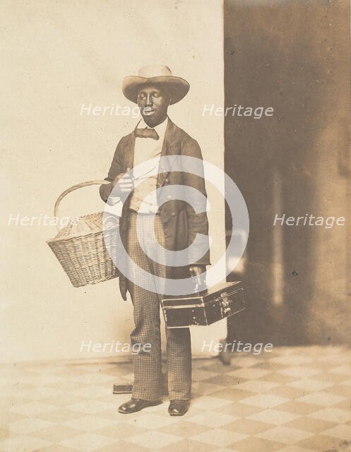 Sam (Campus Vendor, from a Yale Class Abum), ca. 1858. Creator: George K. Warren.