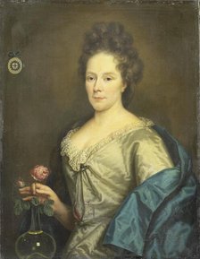 Portrait of Anna Maria van Hogendorp (1655-1727). Second Wife of François Leydecker, c.1690. Creator: Anon.