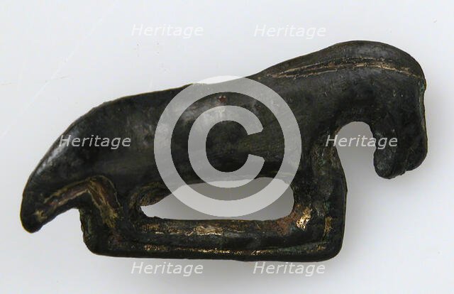 Horse-Shaped Brooch, Frankish, 6th century. Creator: Unknown.