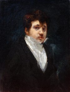 Self-portrait, c1825-1830. Creator: Isabey, Louis Gabriel Eugène (1803-1886).