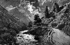 Ten Days in Bosnia: a scene in the mountains, 1895. Creator: Unknown.