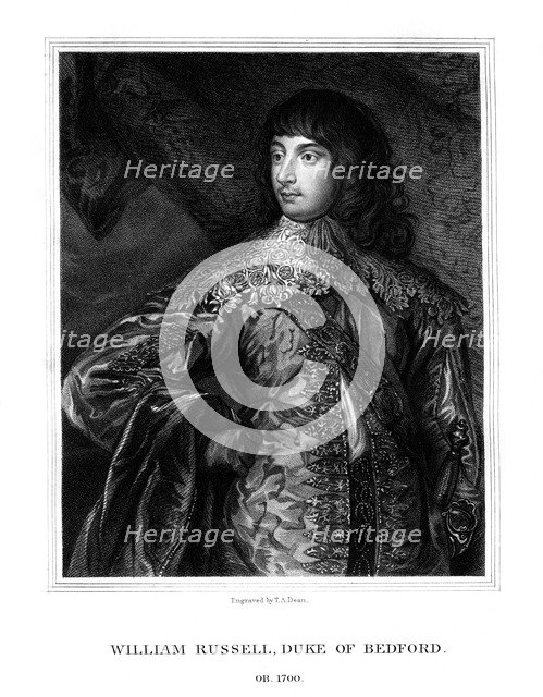 William Russell, 1st Duke of Bedford, British soldier, (1825).Artist: TA Dean