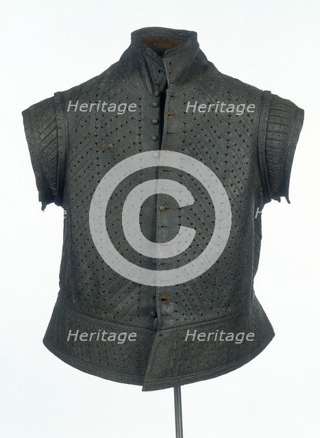 A youth's brown leather jerkin, c1555-c1565. Artist: Unknown