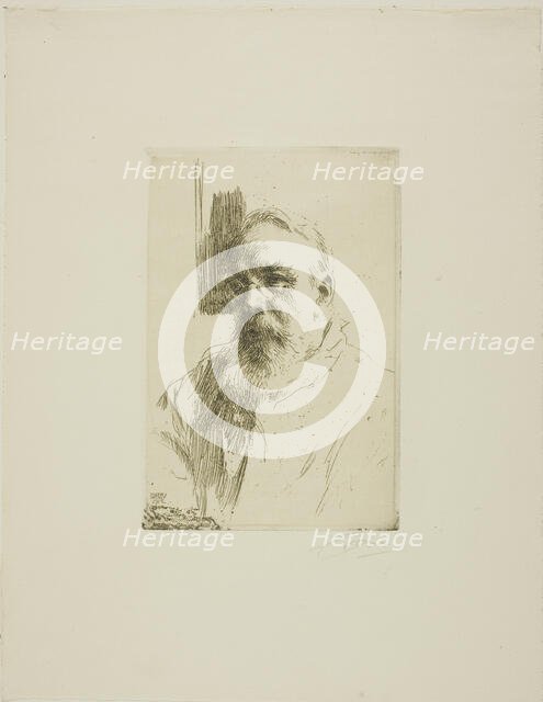 Professor John Berg, 1912. Creator: Anders Leonard Zorn.