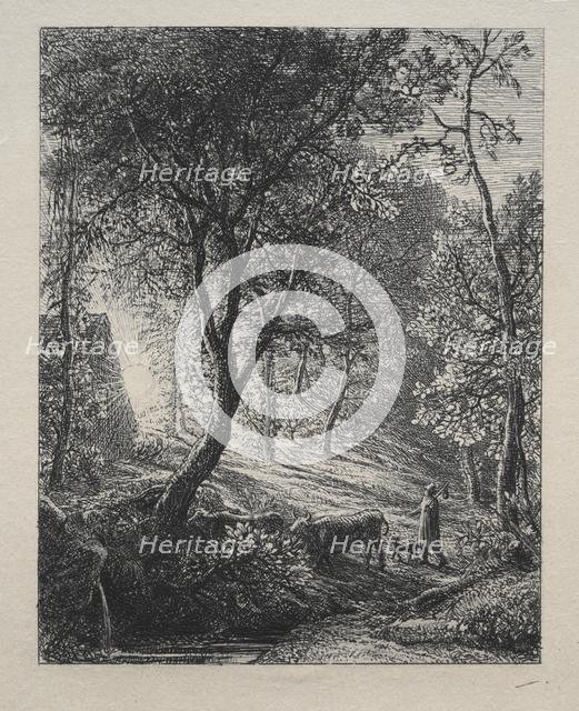 The Herdsman's Cottage, 1850. Creator: Samuel Palmer (British, 1805-1881).