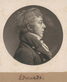 Horace Hampton Edwards, c. 1807. Creator: Charles Balthazar Julien Févret de Saint-Mémin.