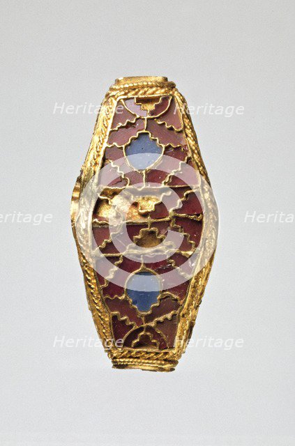 Bead, Anglo-Saxon Period (400 - 1066). Artist: Unknown.