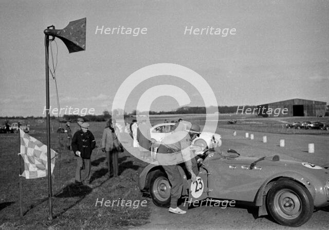Healey Silverstone at Snetterton Circuit, Norfolk 1953. Creator: Unknown.