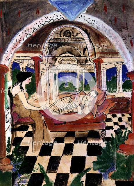 'Apollinaire and his Muse', c1900-1944. Artist: Max Jacob